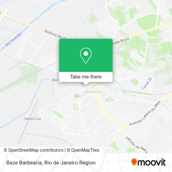 Baze Barbearia map
