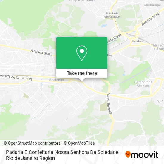 Padaria E Confeitaria Nossa Senhora Da Soledade map
