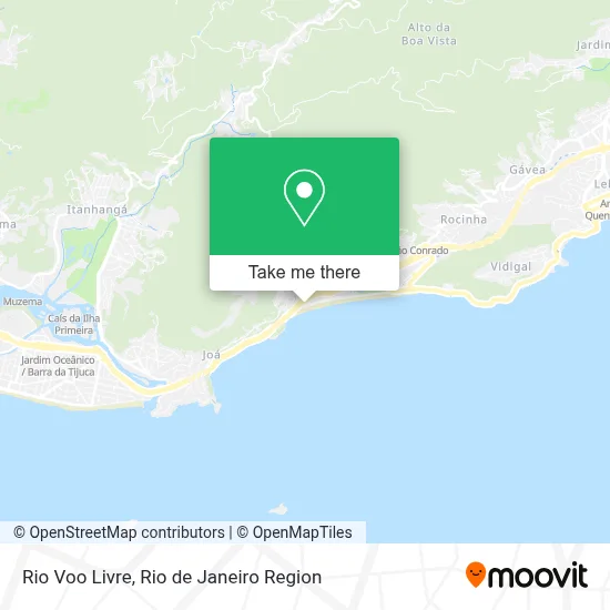 Rio Voo Livre map