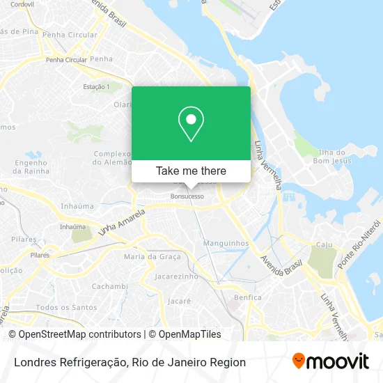 Londres Refrigeração map