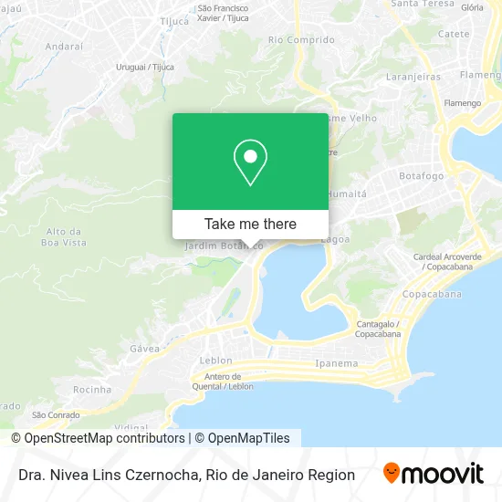 Dra. Nivea Lins Czernocha map
