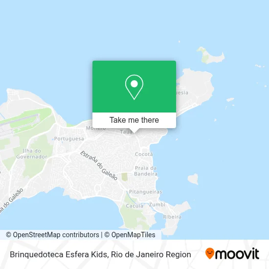 Brinquedoteca Esfera Kids map