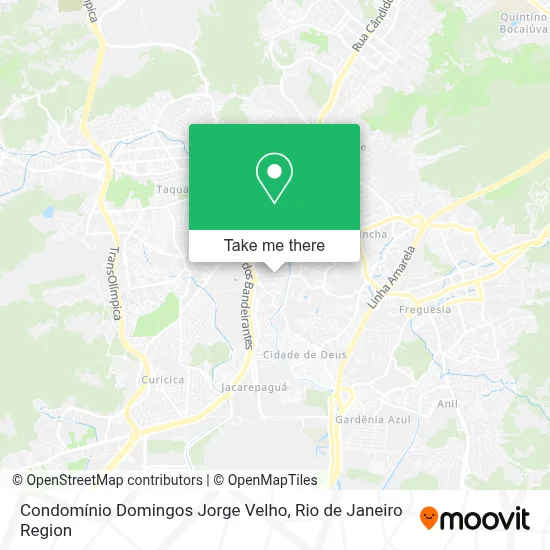 Condomínio Domingos Jorge Velho map