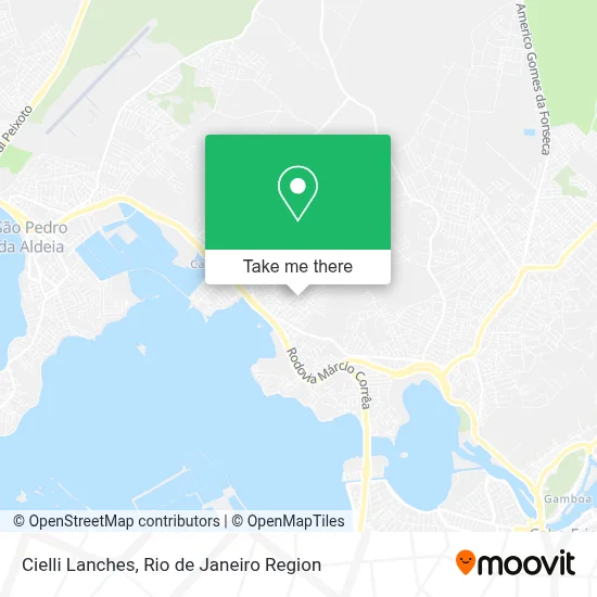 Cielli Lanches map