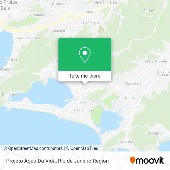 Projeto Agua Da Vida map