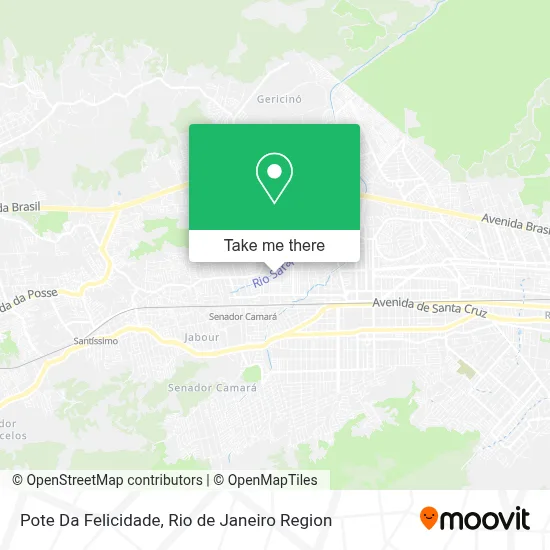 Pote Da Felicidade map