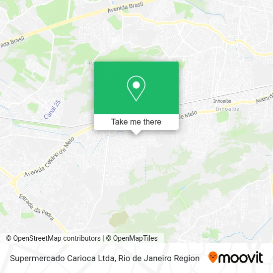 Supermercado Carioca Ltda map