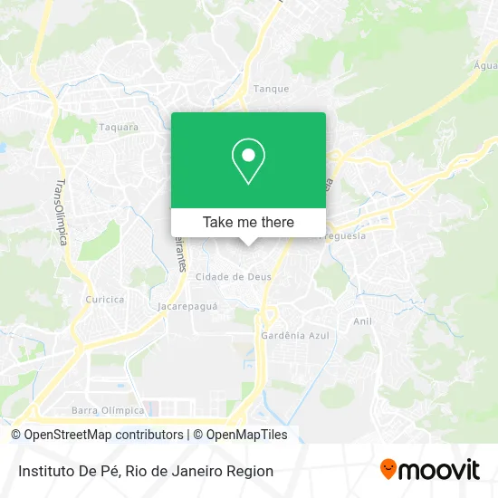 Instituto De Pé map