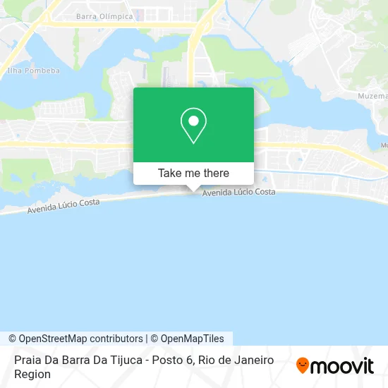 Praia Da Barra Da Tijuca - Posto 6 map