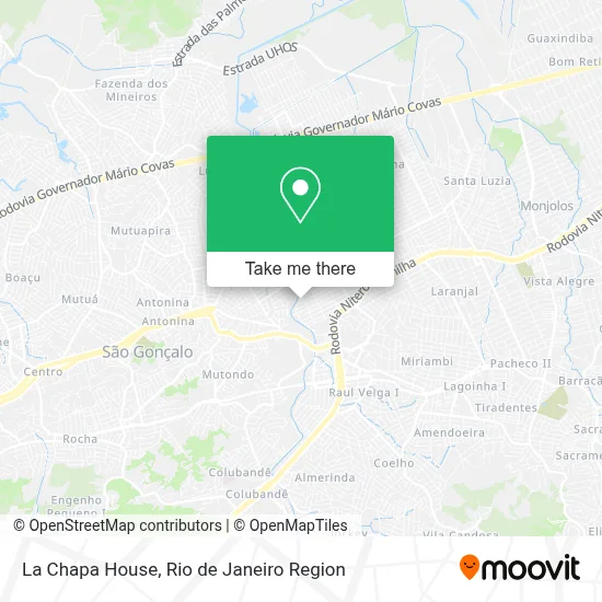 La Chapa House map