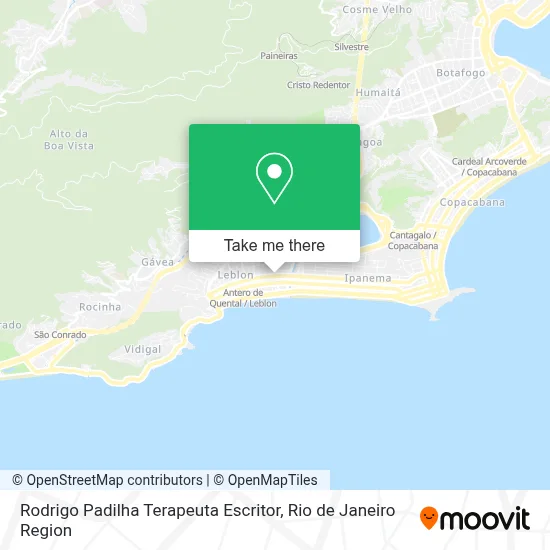 Rodrigo Padilha Terapeuta Escritor map