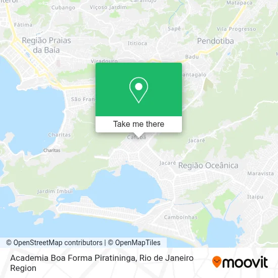 Academia Boa Forma Piratininga map