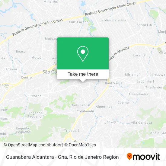 Guanabara  Alcantara - Gna map