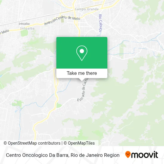 Centro Oncologico Da Barra map