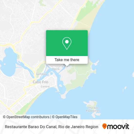 Restaurante Barao Do Canal map