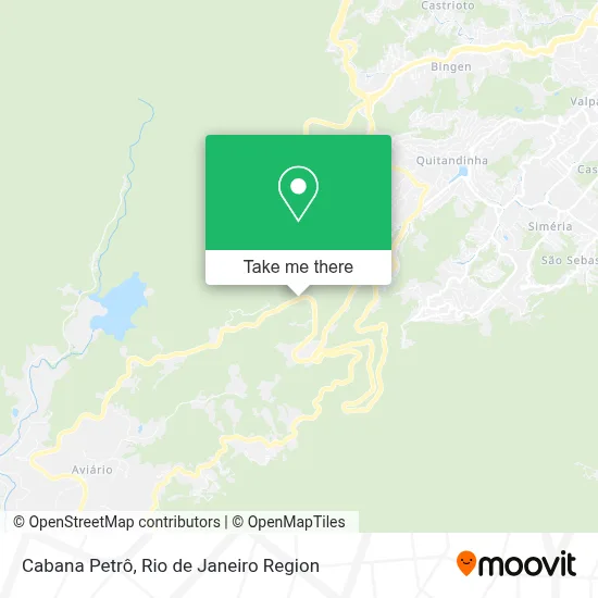Cabana Petrô map