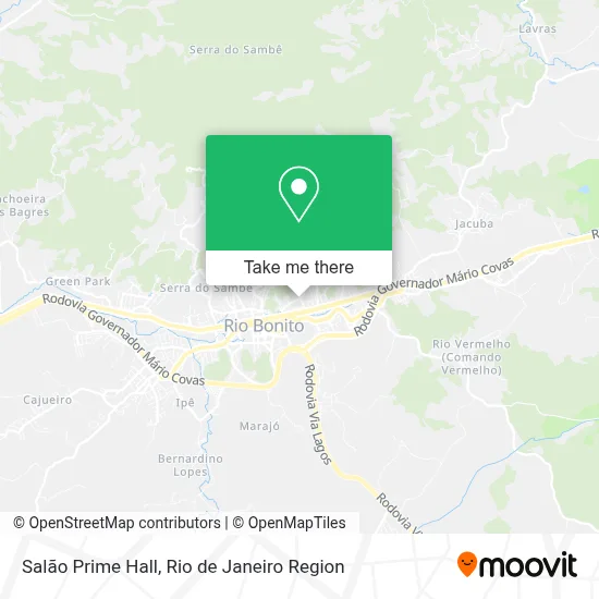 Salão Prime Hall map
