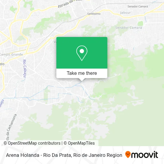 Arena Holanda - Rio Da Prata map