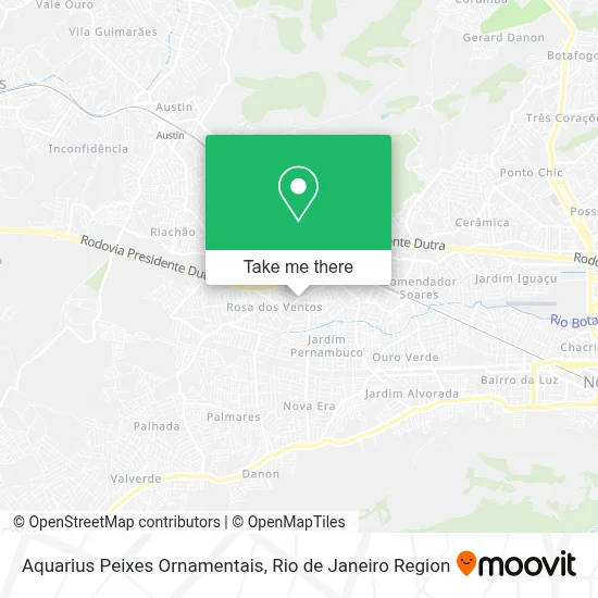 Aquarius Peixes Ornamentais map