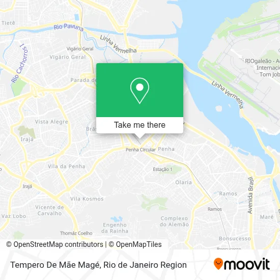 Tempero De Mãe Magé map