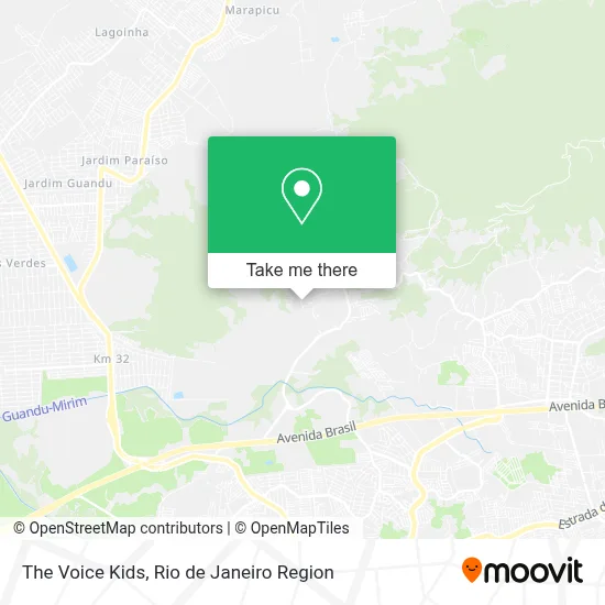 The Voice Kids map
