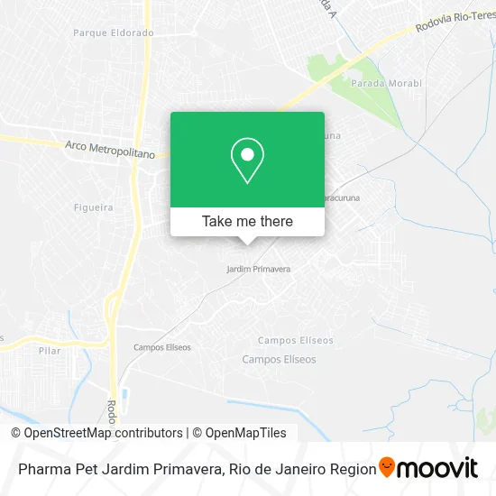 Pharma Pet Jardim Primavera map