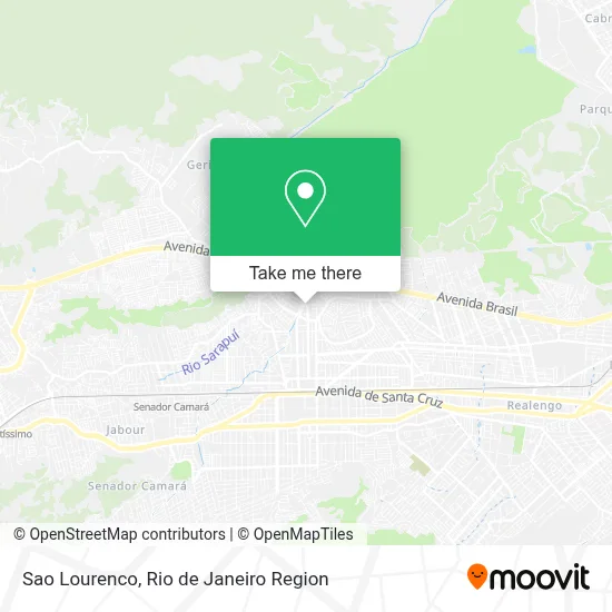 Sao Lourenco map