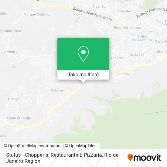 Status - Chopperia, Restaurante E Pizzaria map