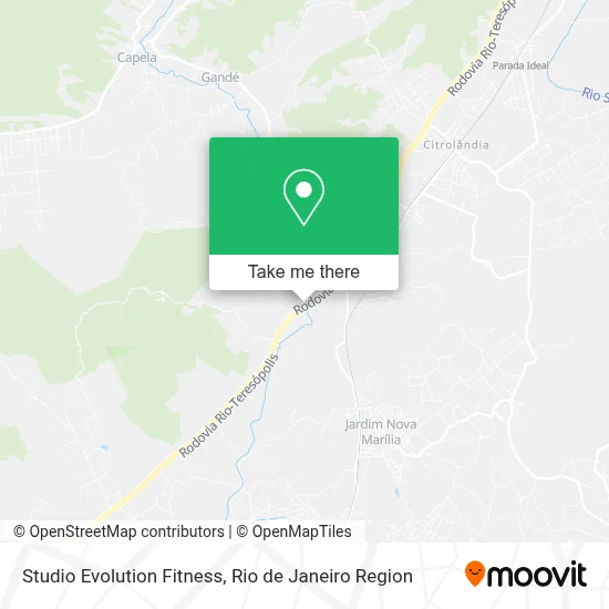 Studio Evolution Fitness map