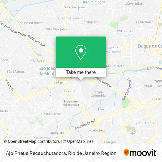 Ajp Pneus Recauchutadora map