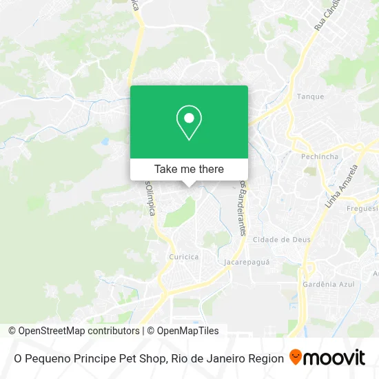 O Pequeno Principe Pet Shop map
