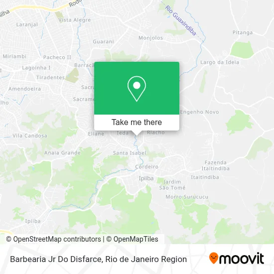Barbearia Jr Do Disfarce map