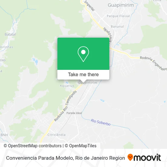 Conveniencia Parada Modelo map