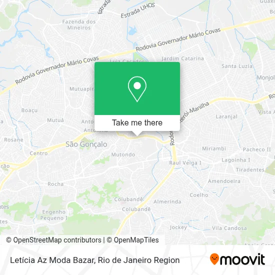 Letícia Az Moda Bazar map