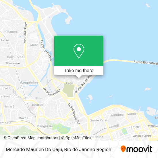 Mercado Maurien Do Caju map