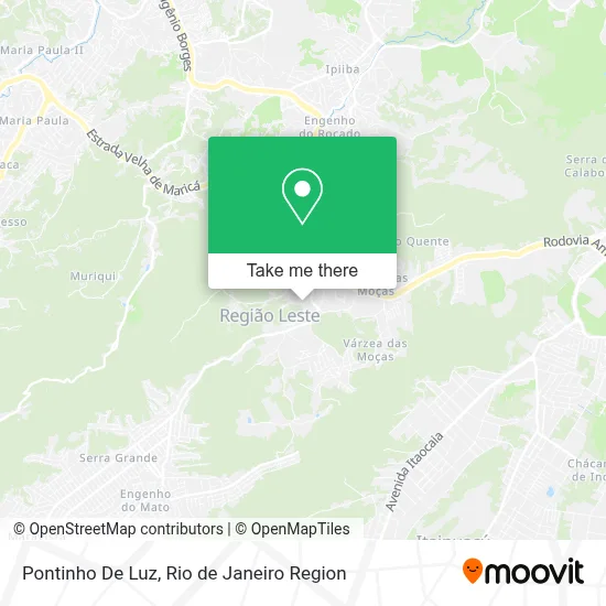 Pontinho De Luz map