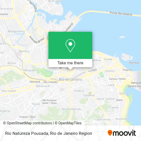 Rio Natureza Pousada map