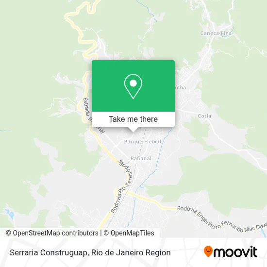 Serraria Construguap map