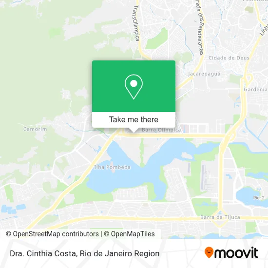 Dra. Cinthia Costa map