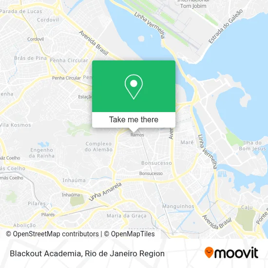 Blackout Academia map