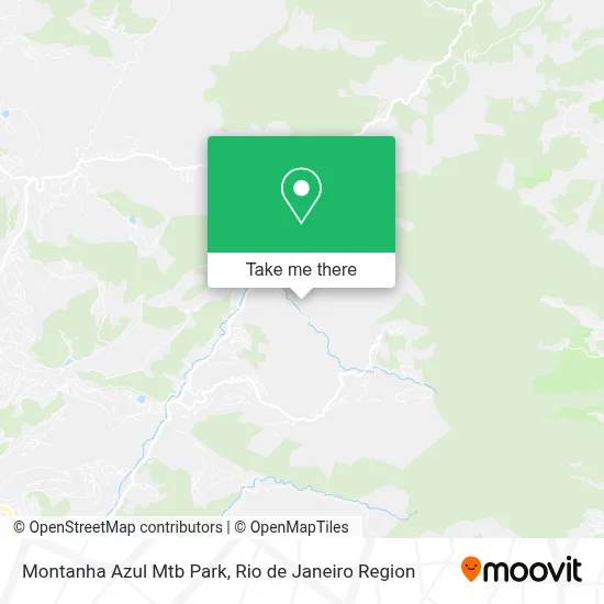 Montanha Azul Mtb Park map