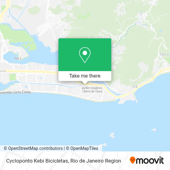 Cycloponto Kebi Bicicletas map