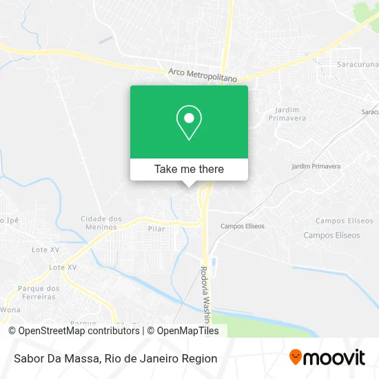 Sabor Da Massa map