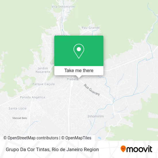 Grupo Da Cor Tintas map