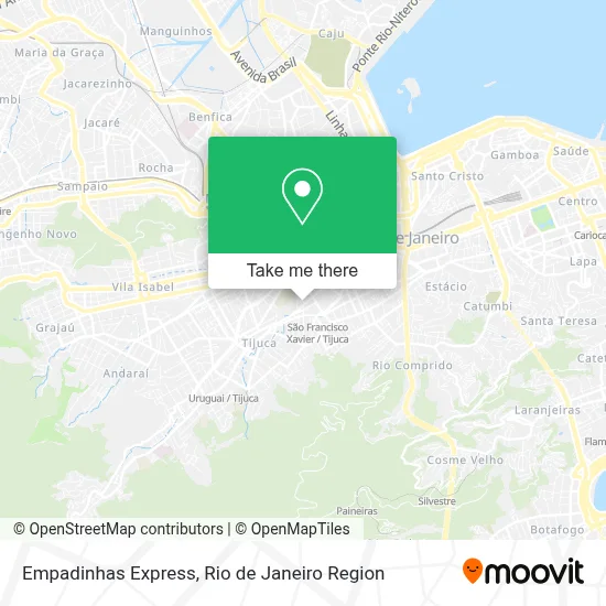 Empadinhas Express map
