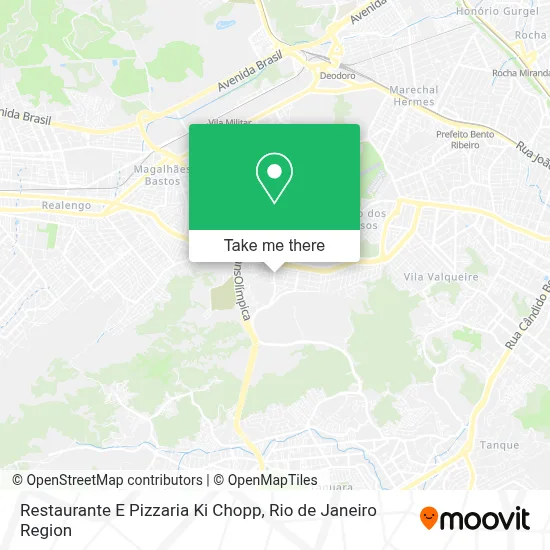 Restaurante E Pizzaria Ki Chopp map