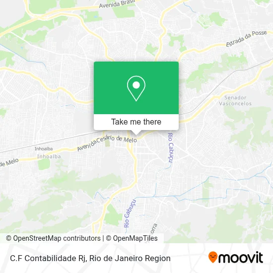 C.F Contabilidade Rj map