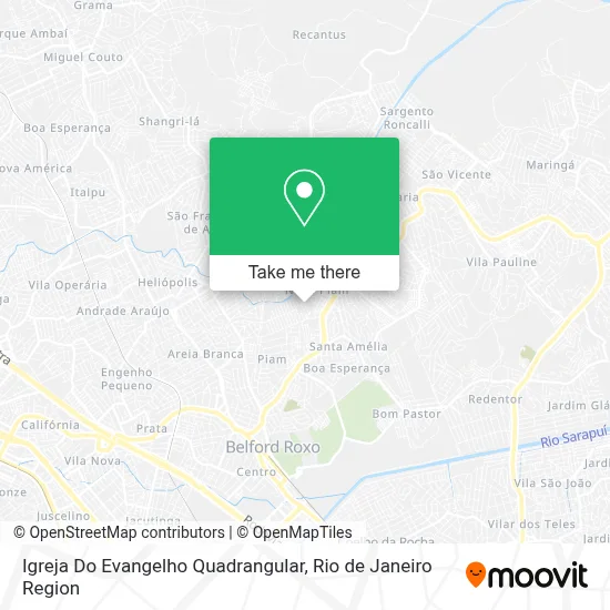 Igreja Do Evangelho Quadrangular map