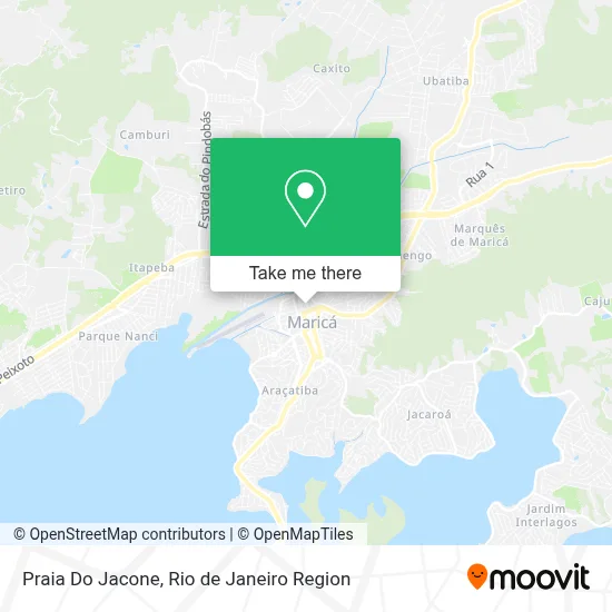 Praia Do Jacone map