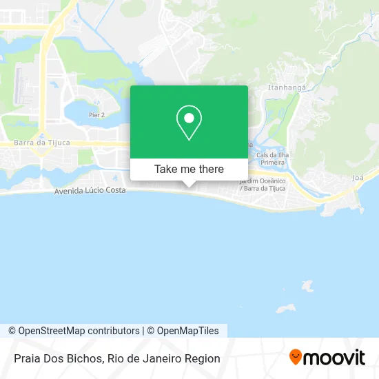 Praia Dos Bichos map